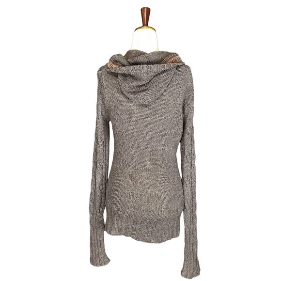 Y2k Cable-Knit Sweater EDC Long-Sleeved Slim Fit - Size Medium - Picture 6 of 8